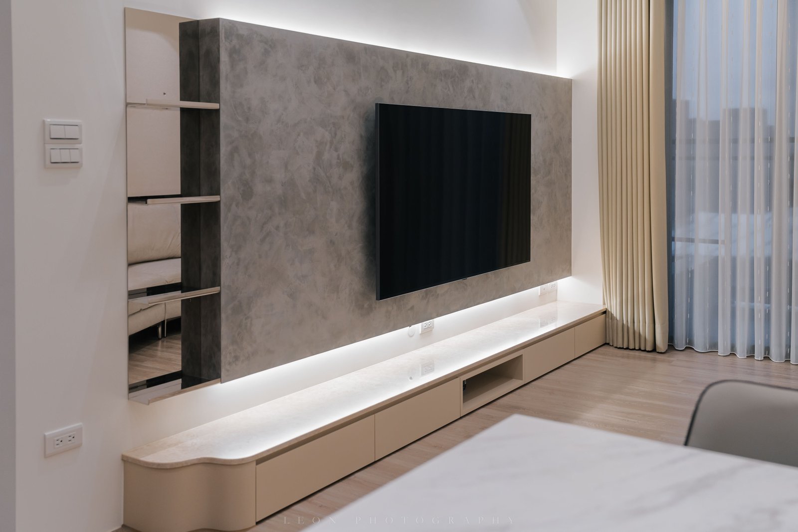 Wide living area